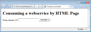 Demo gọi webservice bằng javascript